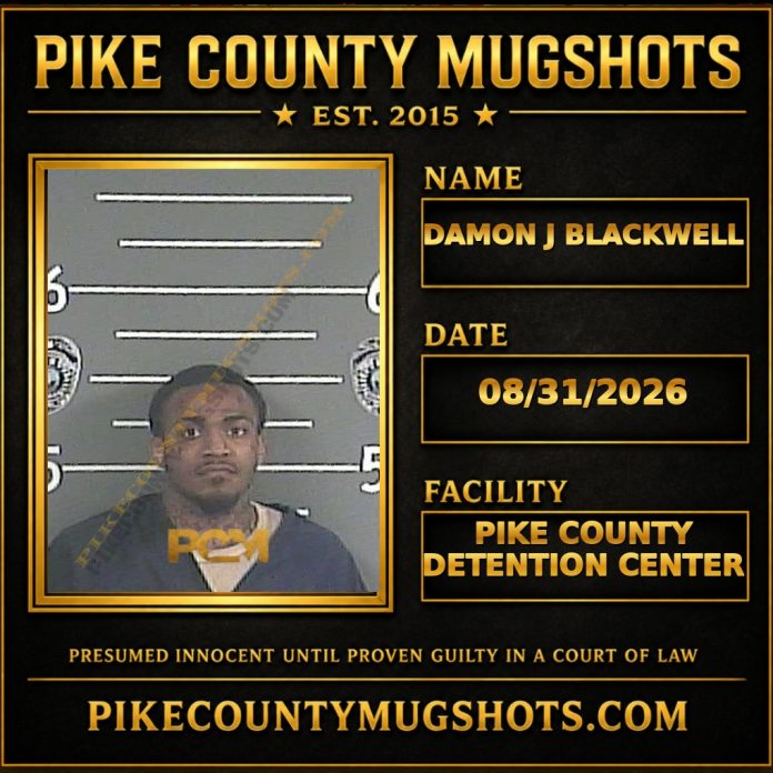 DAMON J BLACKWELL DAMON J BLACKWELL Pike County Kentucky arrest booking