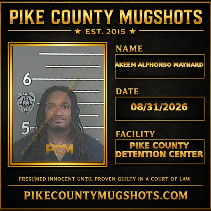 AKEEM ALPHONSO MAYNARD AKEEM ALPHONSO MAYNARD Pike County Kentucky arrest booking