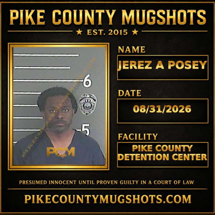 JEREZ A POSEY JEREZ A POSEY Pike County Kentucky arrest booking