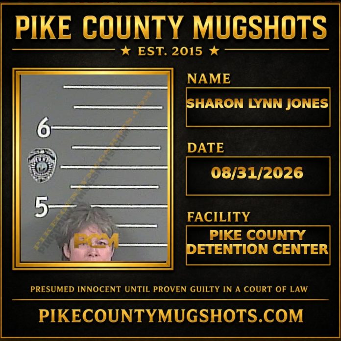 SHARON LYNN JONES SHARON LYNN JONES Pike County Kentucky arrest booking