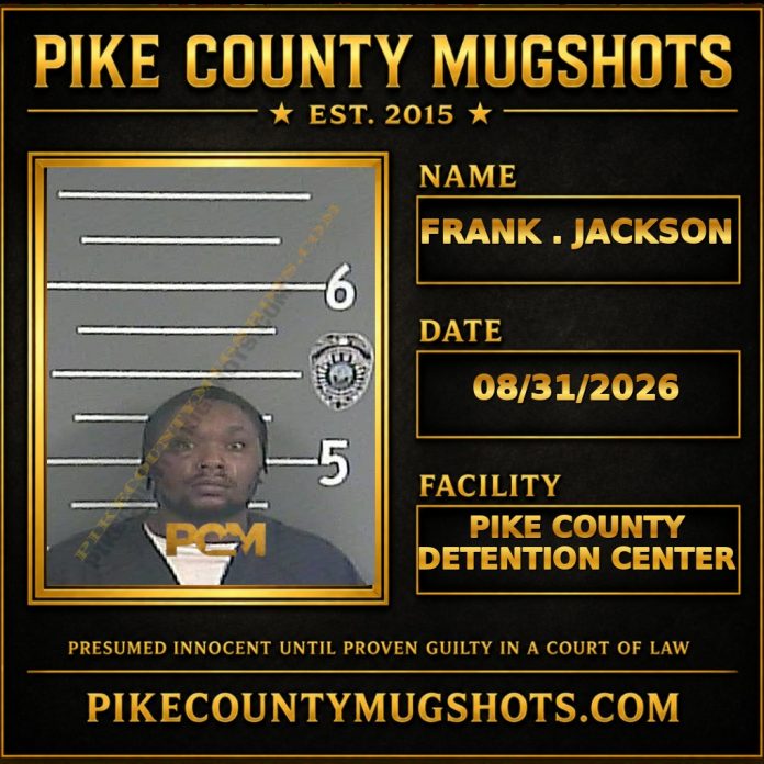 FRANK . JACKSON Pike County Kentucky arrest booking