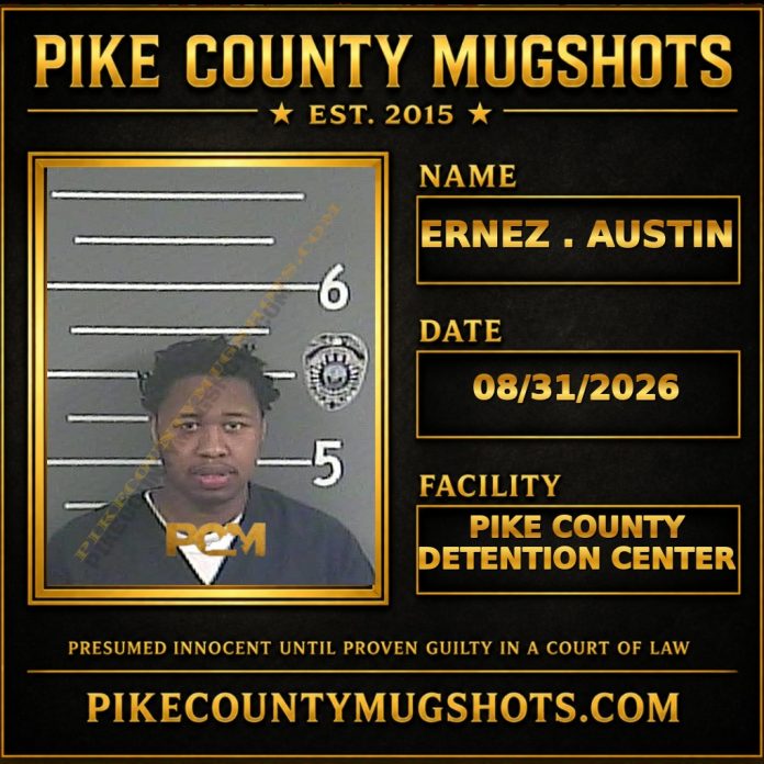 ERNEZ . AUSTIN Pike County Kentucky arrest booking
