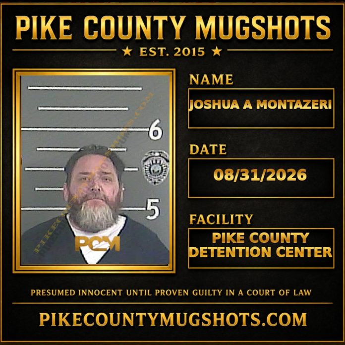 JOSHUA A MONTAZERI JOSHUA A MONTAZERI Pike County Kentucky arrest booking