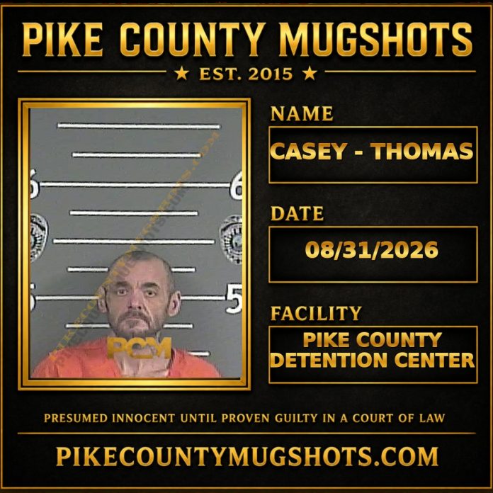 CASEY - THOMAS Pike County Kentucky arrest booking