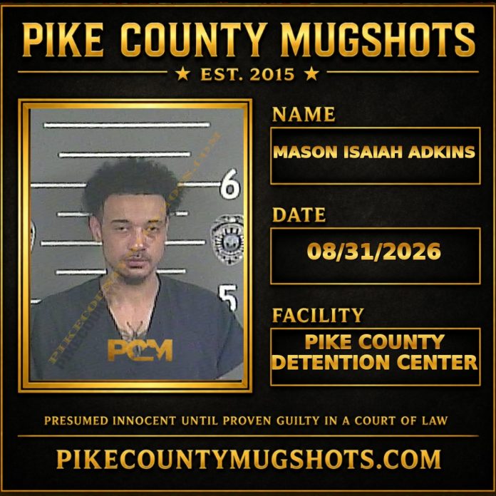 MASON ISAIAH ADKINS MASON ISAIAH ADKINS Pike County Kentucky arrest booking