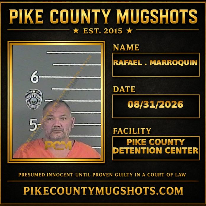RAFAEL . MARROQUIN RAFAEL . MARROQUIN Pike County Kentucky arrest booking