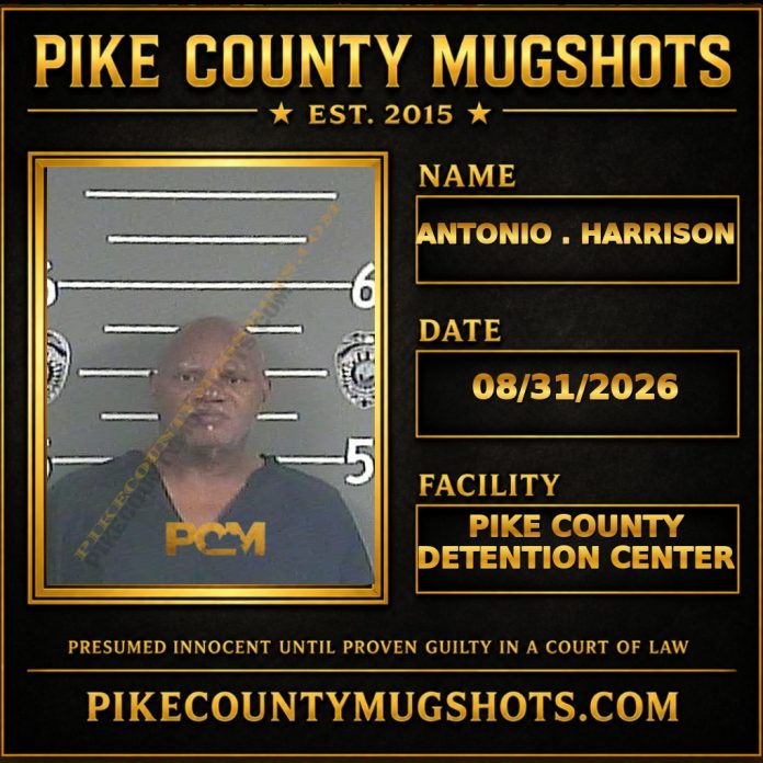 ANTONIO . HARRISON Pike County Kentucky arrest booking