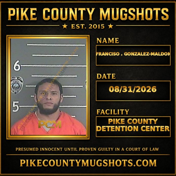 FRANCISO . GONZALEZ-MALDONADO Pike County Kentucky arrest booking