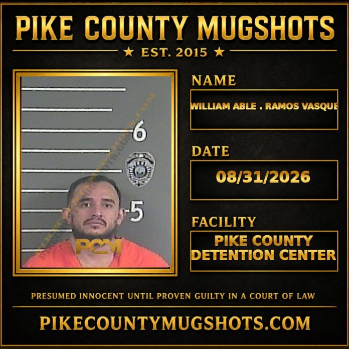 WILLIAM ABLE . RAMOS VASQUEZ Pike County Kentucky arrest booking
