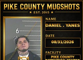 DANIEL . YANES Pike County Kentucky arrest booking