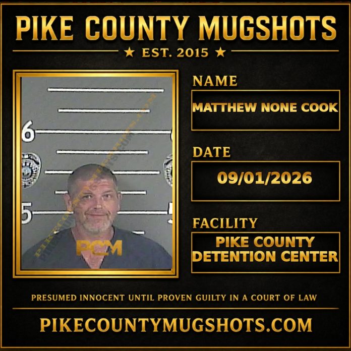 MATTHEW NONE COOK MATTHEW NONE COOK Pike County Kentucky arrest booking