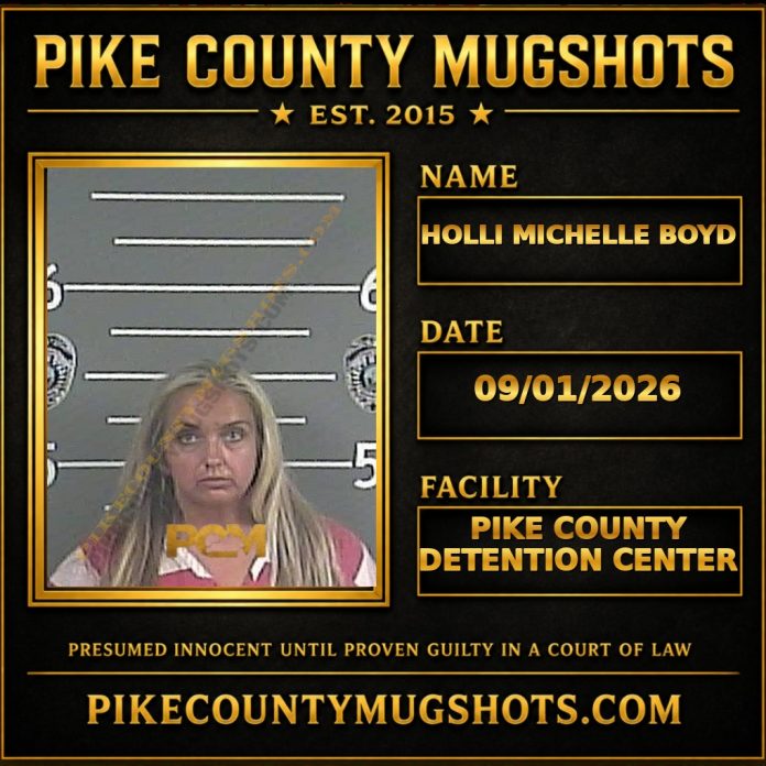 HOLLI MICHELLE BOYD Pike County Kentucky arrest booking