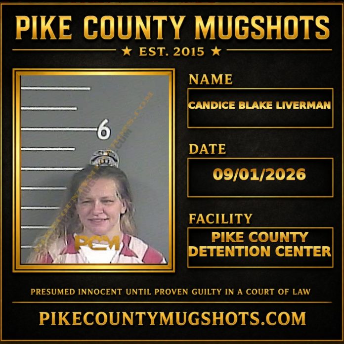 CANDICE BLAKE LIVERMAN Pike County Kentucky arrest booking