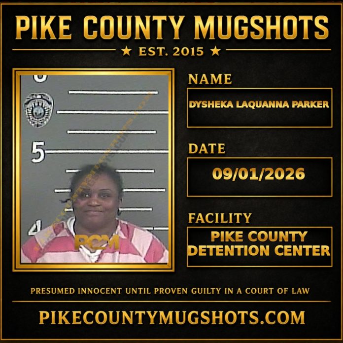 DYSHEKA LAQUANNA PARKER Pike County Kentucky arrest booking