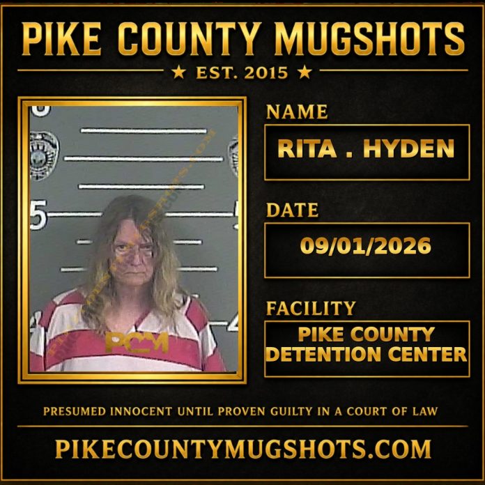 RITA . HYDEN Pike County Kentucky arrest booking