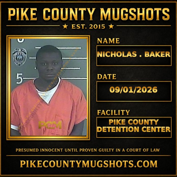 NICHOLAS . BAKER NICHOLAS . BAKER Pike County Kentucky arrest booking