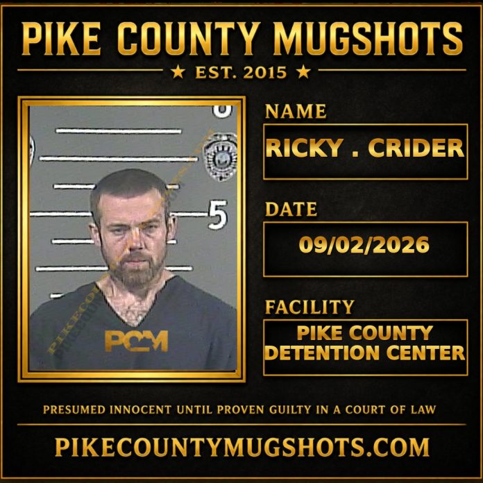 RICKY . CRIDER RICKY . CRIDER Pike County Kentucky arrest booking