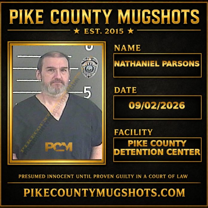 NATHANIEL PARSONS Pike County Kentucky arrest booking