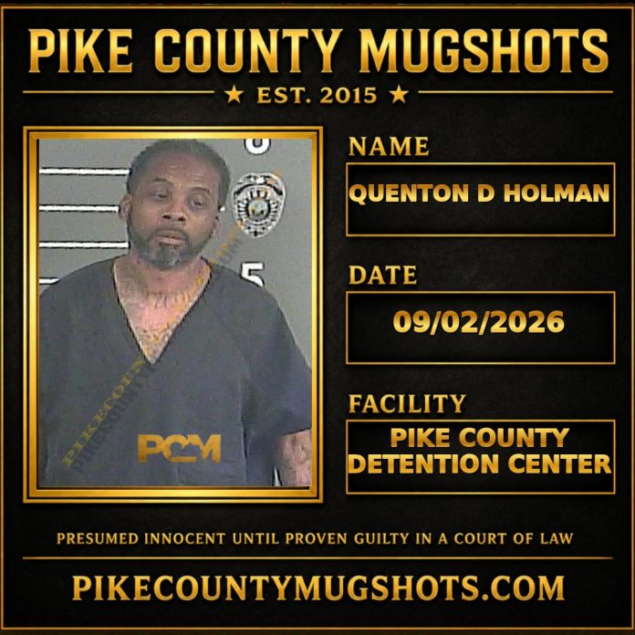 QUENTON D HOLMAN QUENTON D HOLMAN Pike County Kentucky arrest booking
