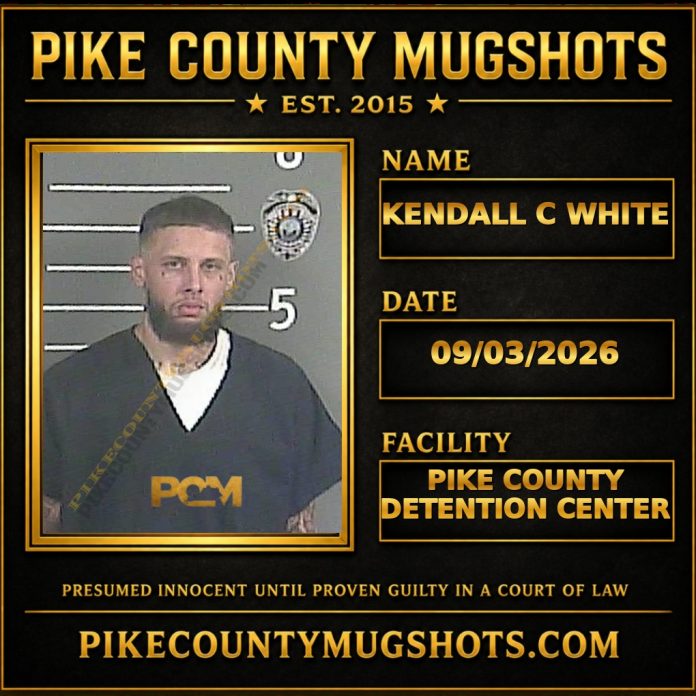 KENDALL C WHITE Pike County Kentucky arrest booking