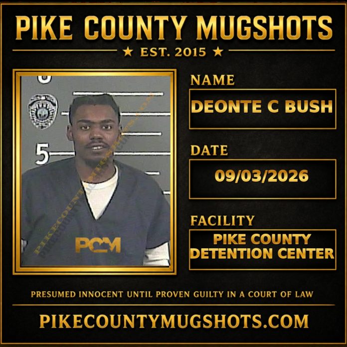 DEONTE C BUSH Pike County Kentucky arrest booking