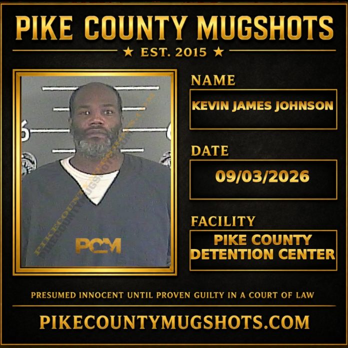 KEVIN JAMES JOHNSON Pike County Kentucky arrest booking