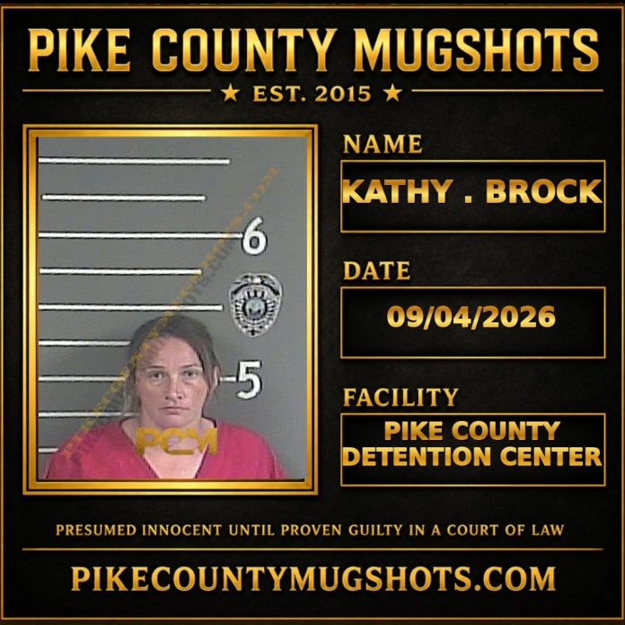 KATHY . BROCK KATHY . BROCK Pike County Kentucky arrest booking