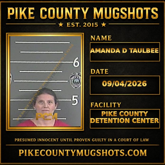 AMANDA D TAULBEE AMANDA D TAULBEE Pike County Kentucky arrest booking