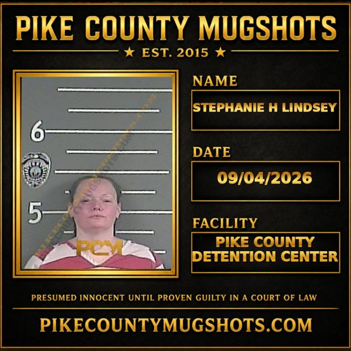 STEPHANIE H LINDSEY STEPHANIE H LINDSEY Pike County Kentucky arrest booking