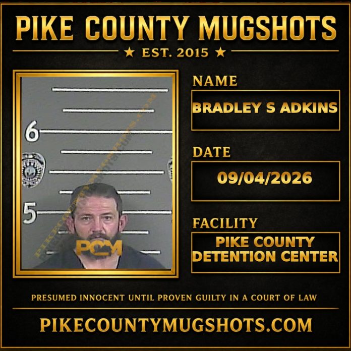 BRADLEY S ADKINS BRADLEY S ADKINS Pike County Kentucky arrest booking