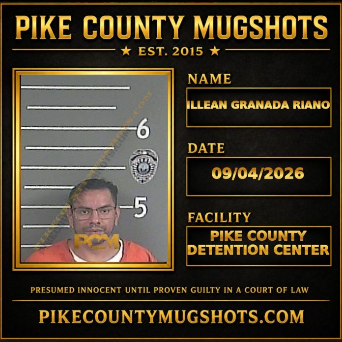 ILLEAN GRANADA RIANO Pike County Kentucky arrest booking