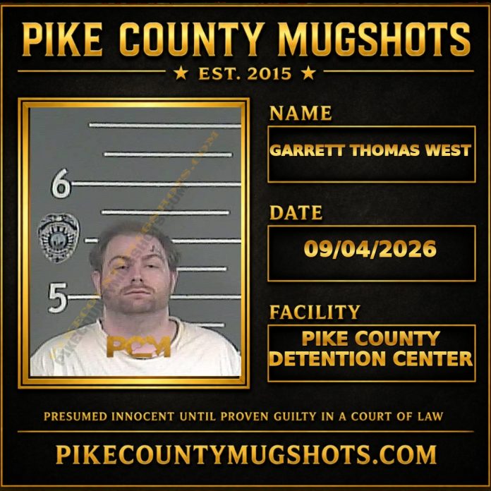GARRETT THOMAS WEST GARRETT THOMAS WEST Pike County Kentucky arrest booking