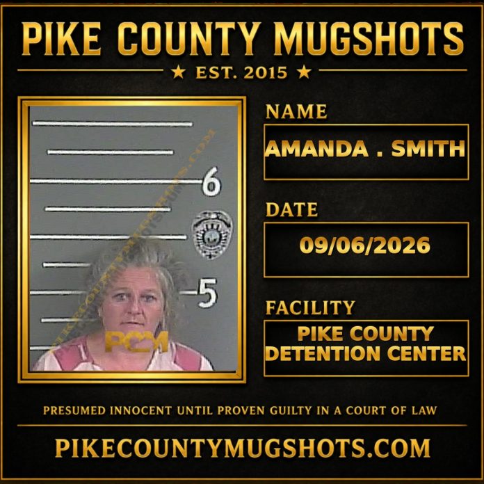AMANDA . SMITH Pike County Kentucky arrest booking