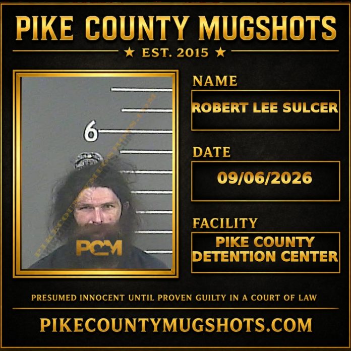 ROBERT LEE SULCER ROBERT LEE SULCER Pike County Kentucky arrest booking