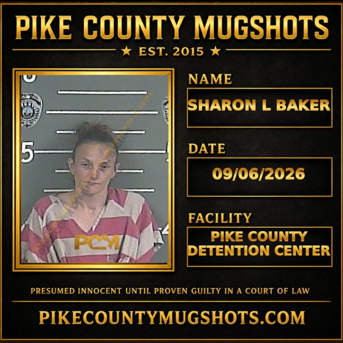 SHARON L BAKER SHARON L BAKER Pike County Kentucky arrest booking