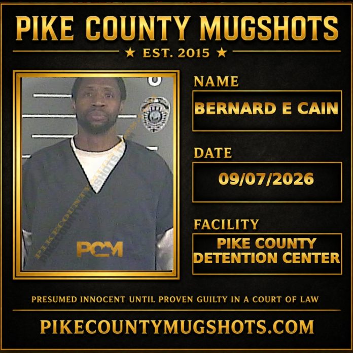 BERNARD E CAIN BERNARD E CAIN Pike County Kentucky arrest booking