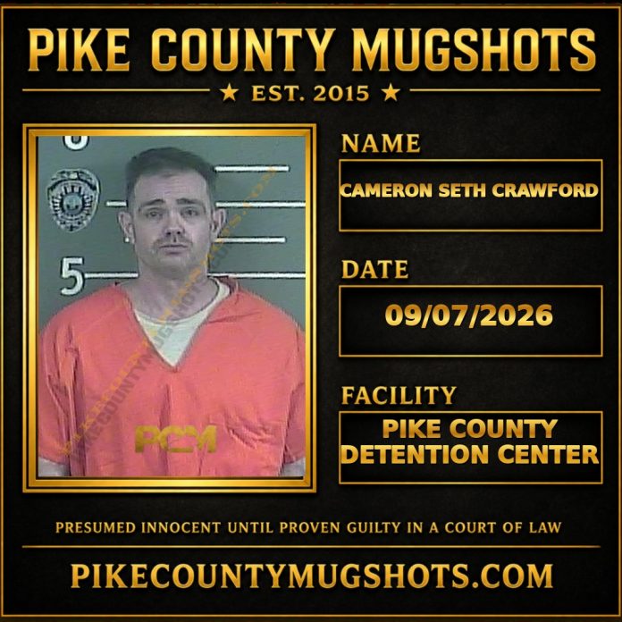CAMERON SETH CRAWFORD CAMERON SETH CRAWFORD Pike County Kentucky arrest booking