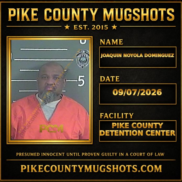 JOAQUIN NOYOLA DOMINGUEZ Pike County Kentucky arrest booking