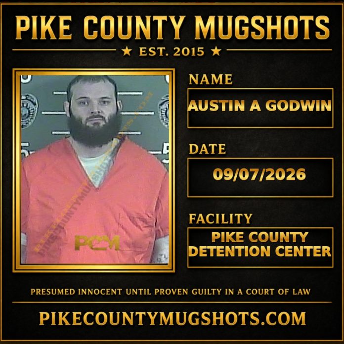 AUSTIN A GODWIN Pike County Kentucky arrest booking