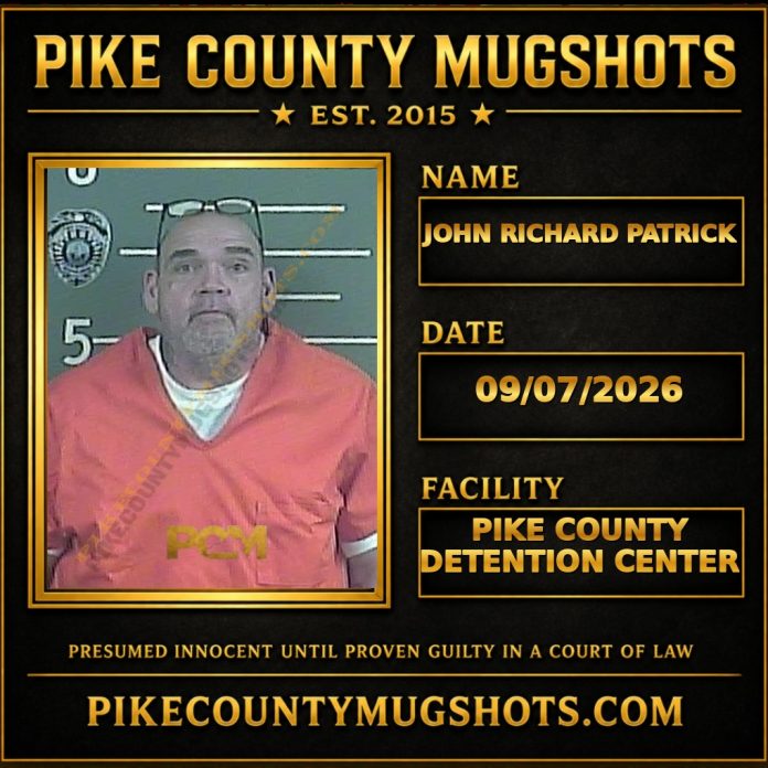 JOHN RICHARD PATRICK Pike County Kentucky arrest booking