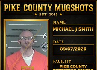 MICHAEL J SMITH Pike County Kentucky arrest booking