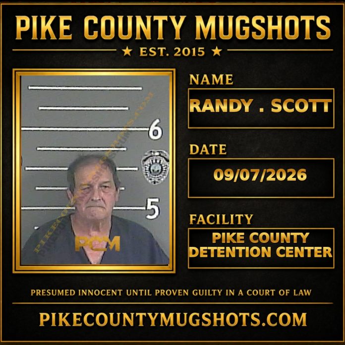 RANDY . SCOTT Pike County Kentucky arrest booking