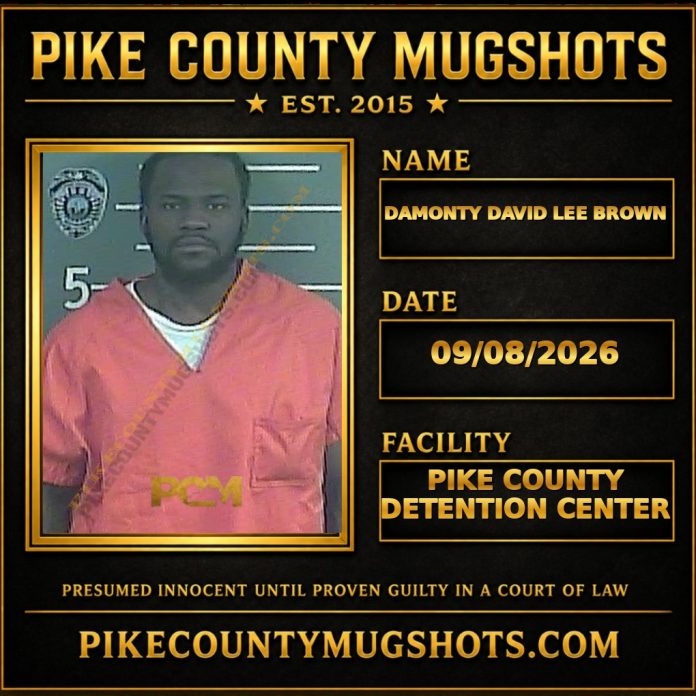DAMONTY DAVID LEE BROWN DAMONTY DAVID LEE BROWN Pike County Kentucky arrest booking