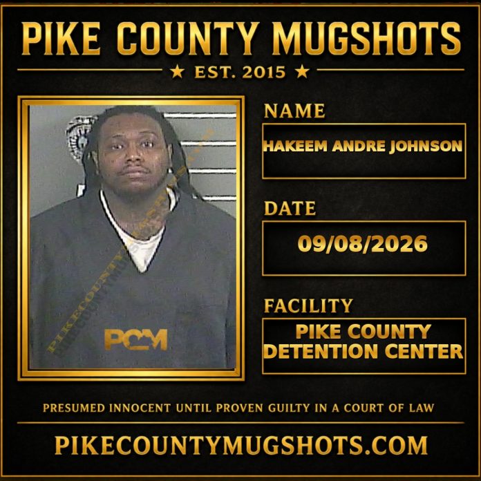 HAKEEM ANDRE JOHNSON HAKEEM ANDRE JOHNSON Pike County Kentucky arrest booking