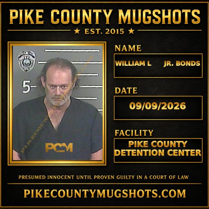 WILLIAM L JR. BONDS WILLIAM L JR. BONDS Pike County Kentucky arrest booking