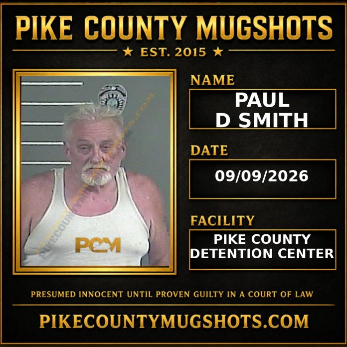 PAUL D SMITH PAUL D SMITH Pike County Kentucky arrest booking