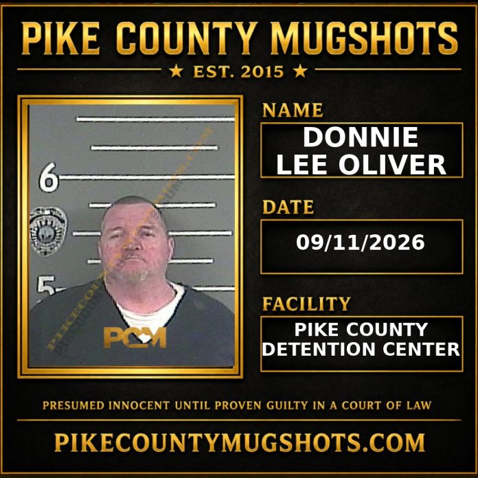 DONNIE LEE OLIVER Pike County Kentucky arrest booking