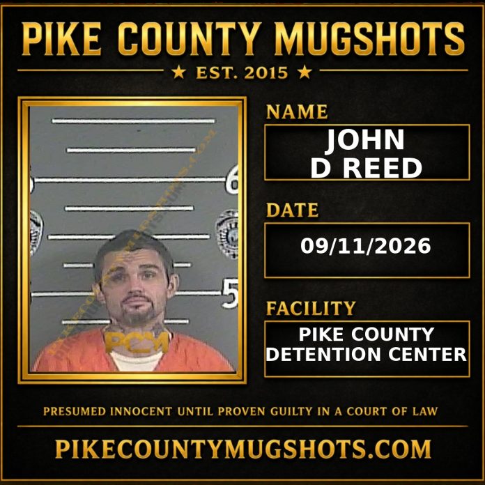 JOHN D REED Pike County Kentucky arrest booking
