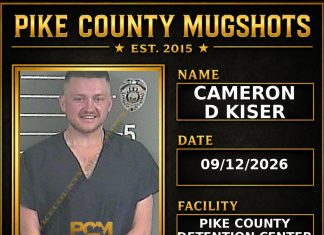 CAMERON D KISER Arrest Booking in Pike County Kentucky CAMERON D KISER Pike County Kentucky arrest booking