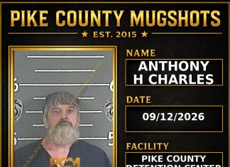 ANTHONY H CHARLES Pike County Kentucky arrest booking